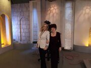 Валентина Петренко и Анастасия Булгакова после эфира на телеканале Спас.